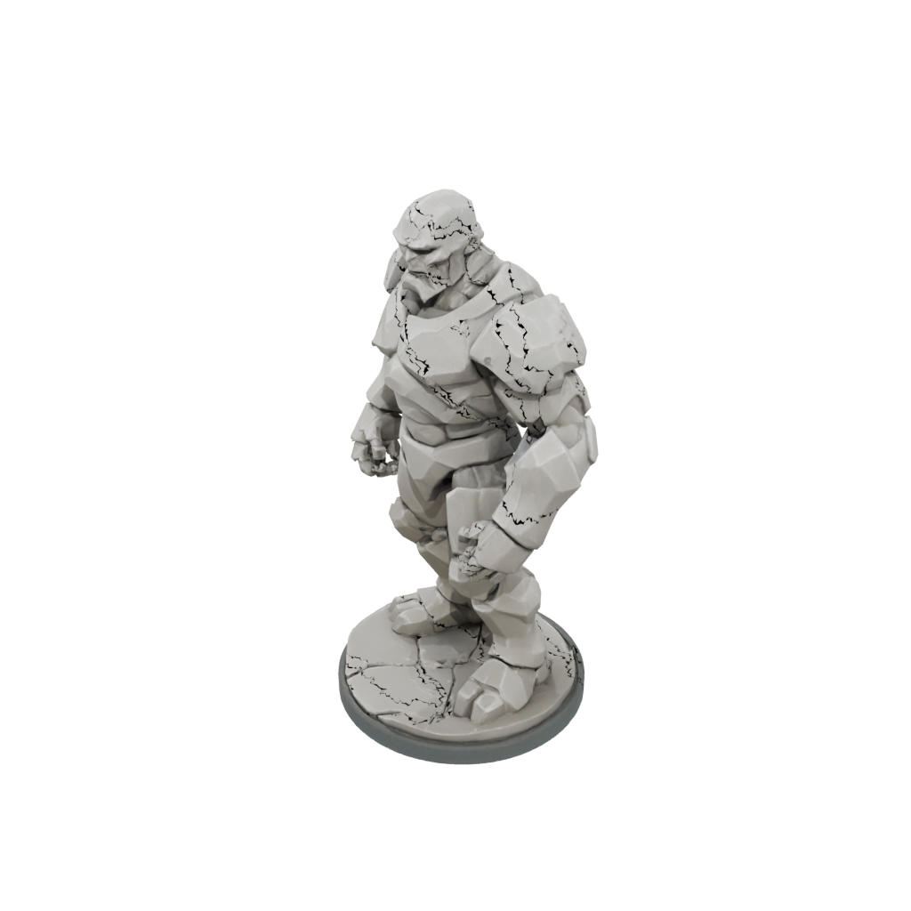 Low-Poly Stone Golem