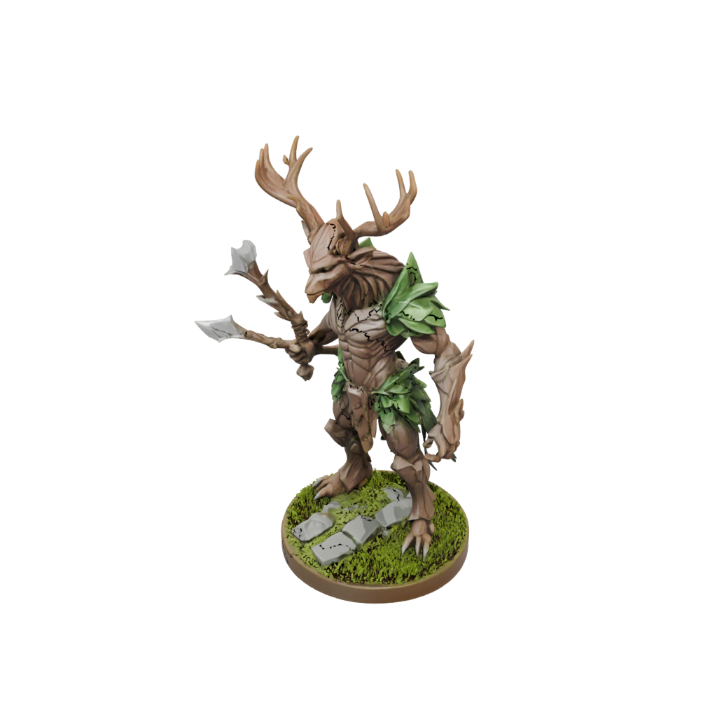 Low-Poly Treant Guardian