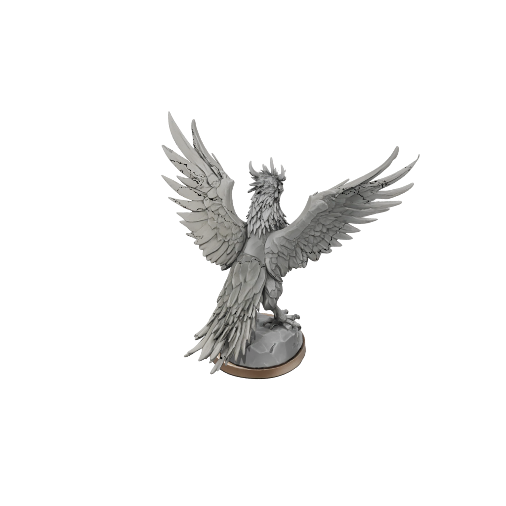 Low-Poly Winged Griffin