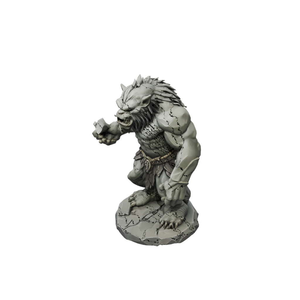 Low-Poly Cave Troll