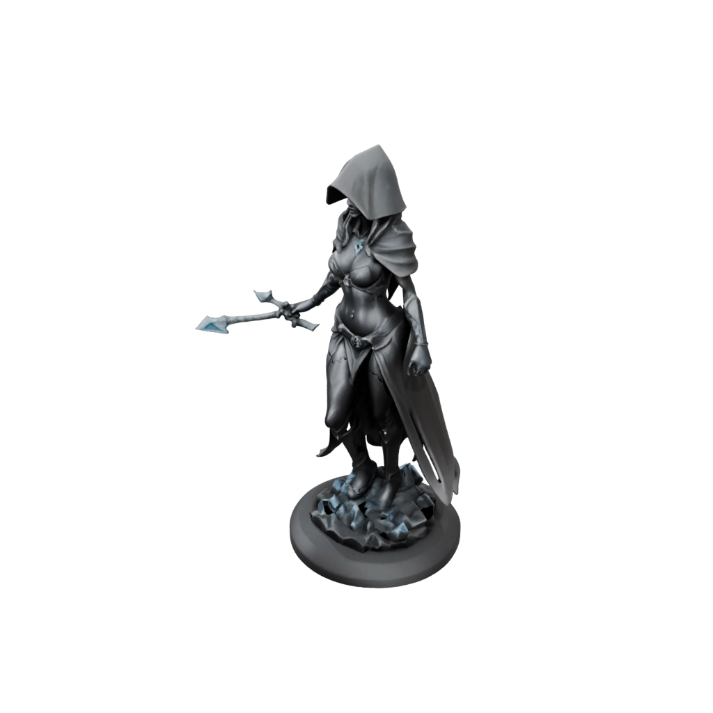 Low-Poly Dark Sorceress