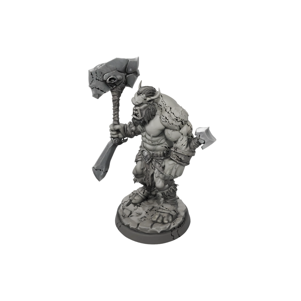 Low-Poly Orc Brute With Cleaver