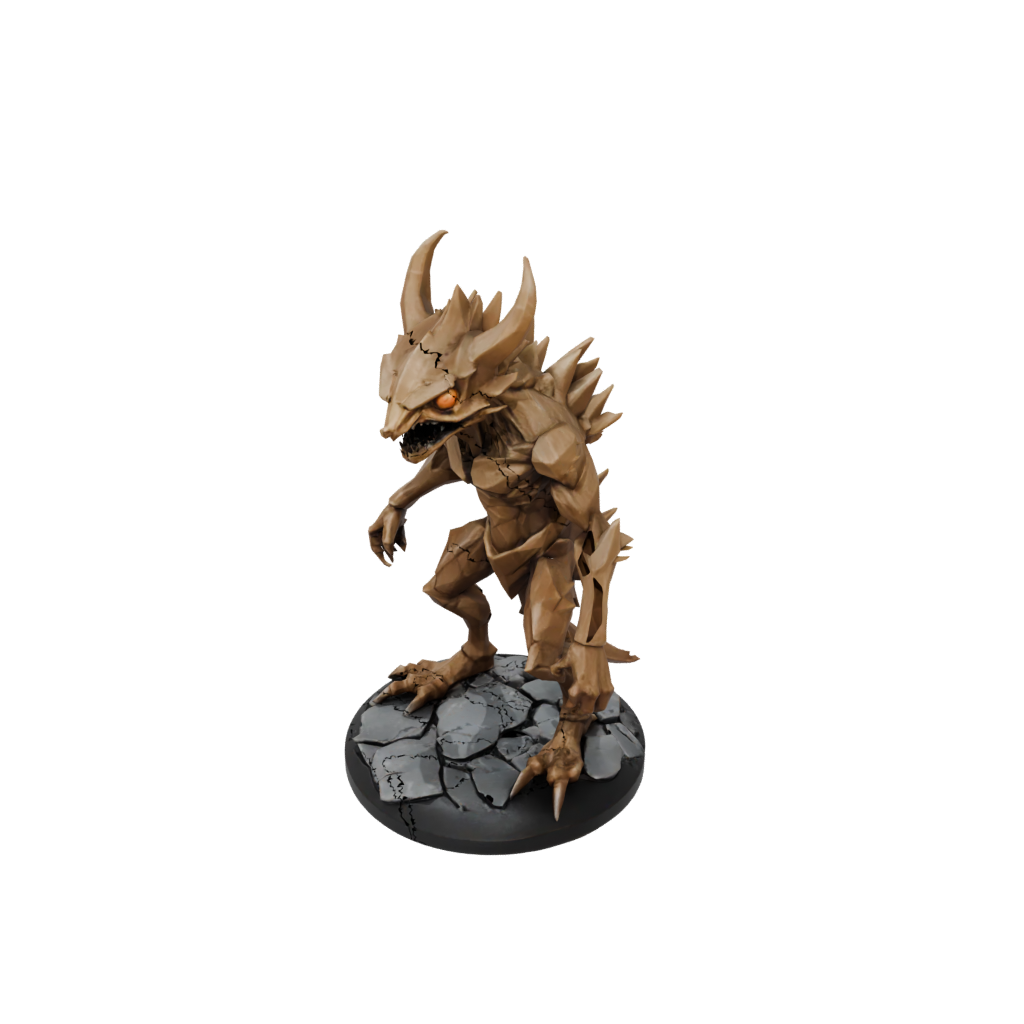Low-Poly Rust Monster Critter