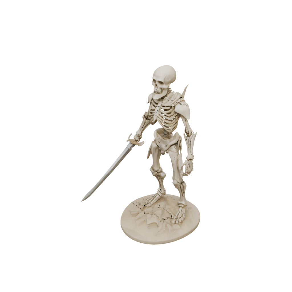 Low-Poly Skeleton Warrior