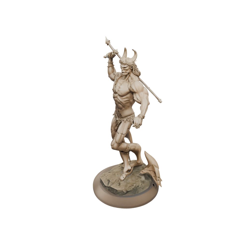 Low-Poly Centaur Lancer