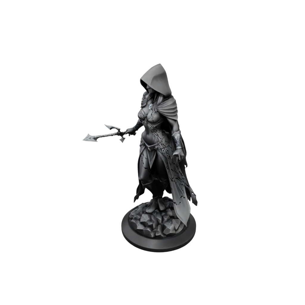 Low-Poly Dark Sorceress