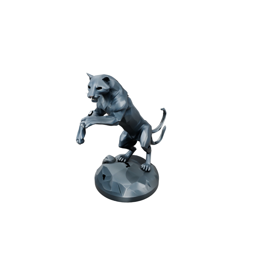 Low-Poly Displacer Panther