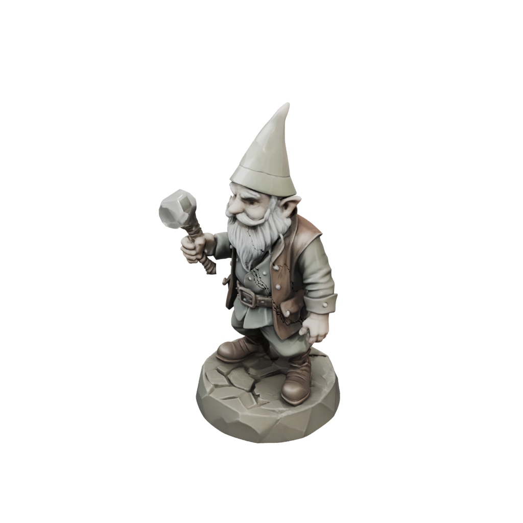 Low-Poly Gnome Tinkerer