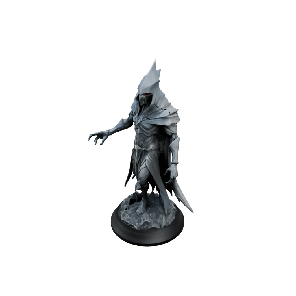 Low-Poly Mind-Flayer Style Aberration