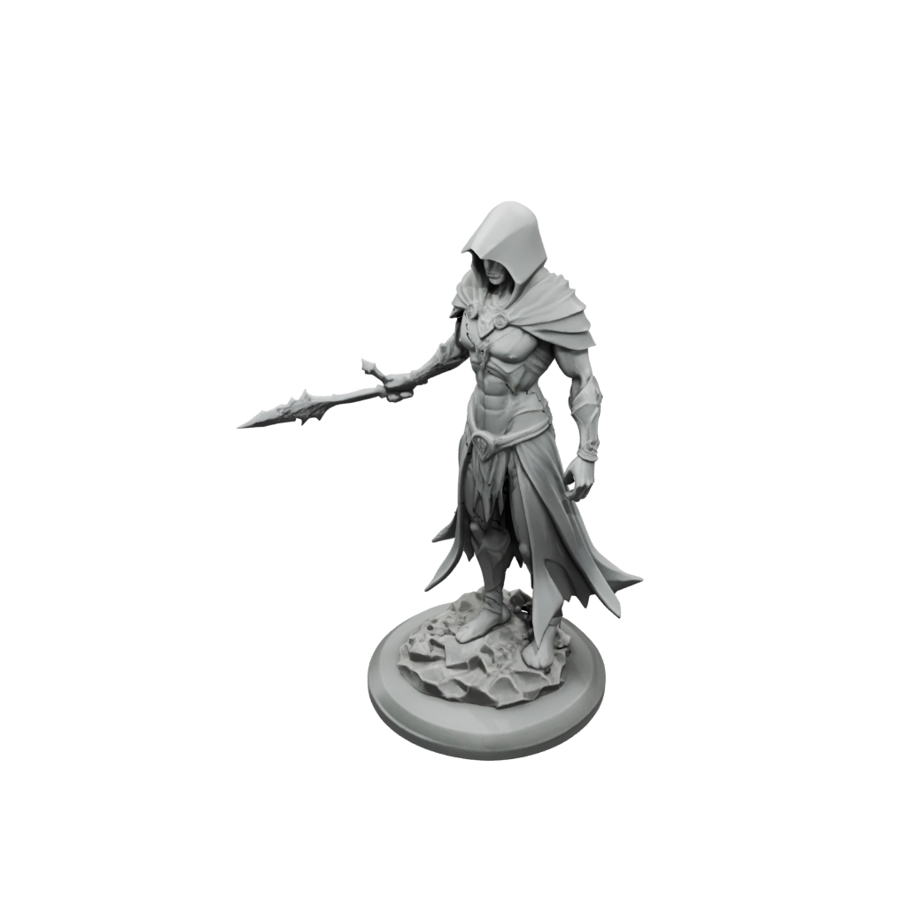 Low-Poly Necromancer Summoner