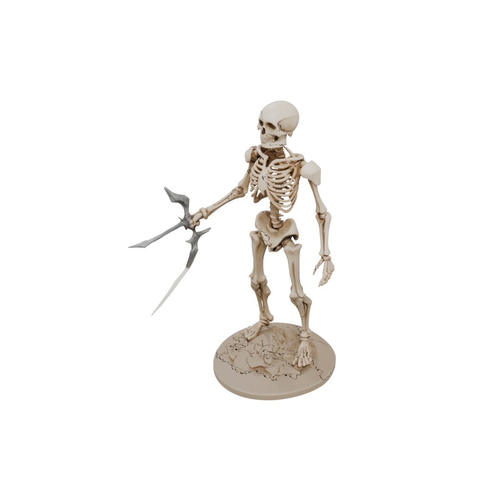 Low-Poly Skeleton Warrior