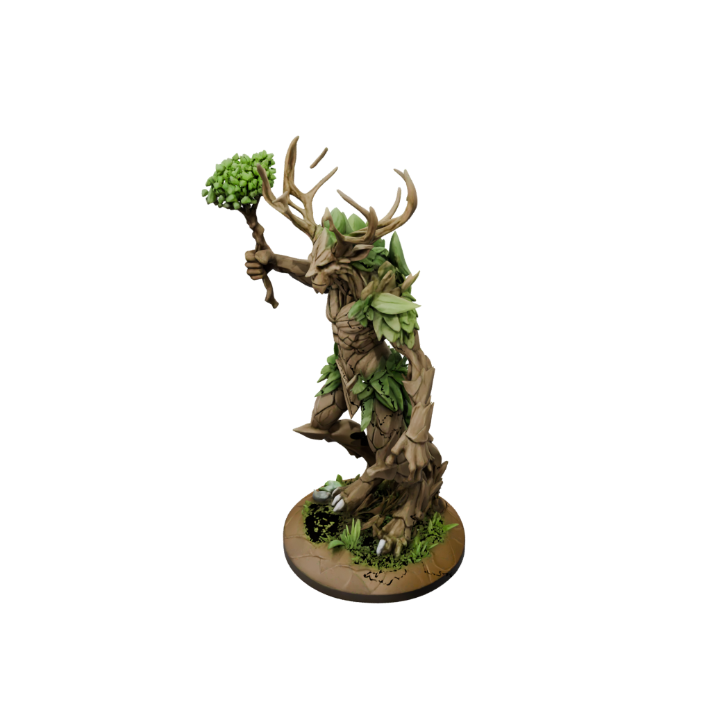 Low-Poly Treant Guardian