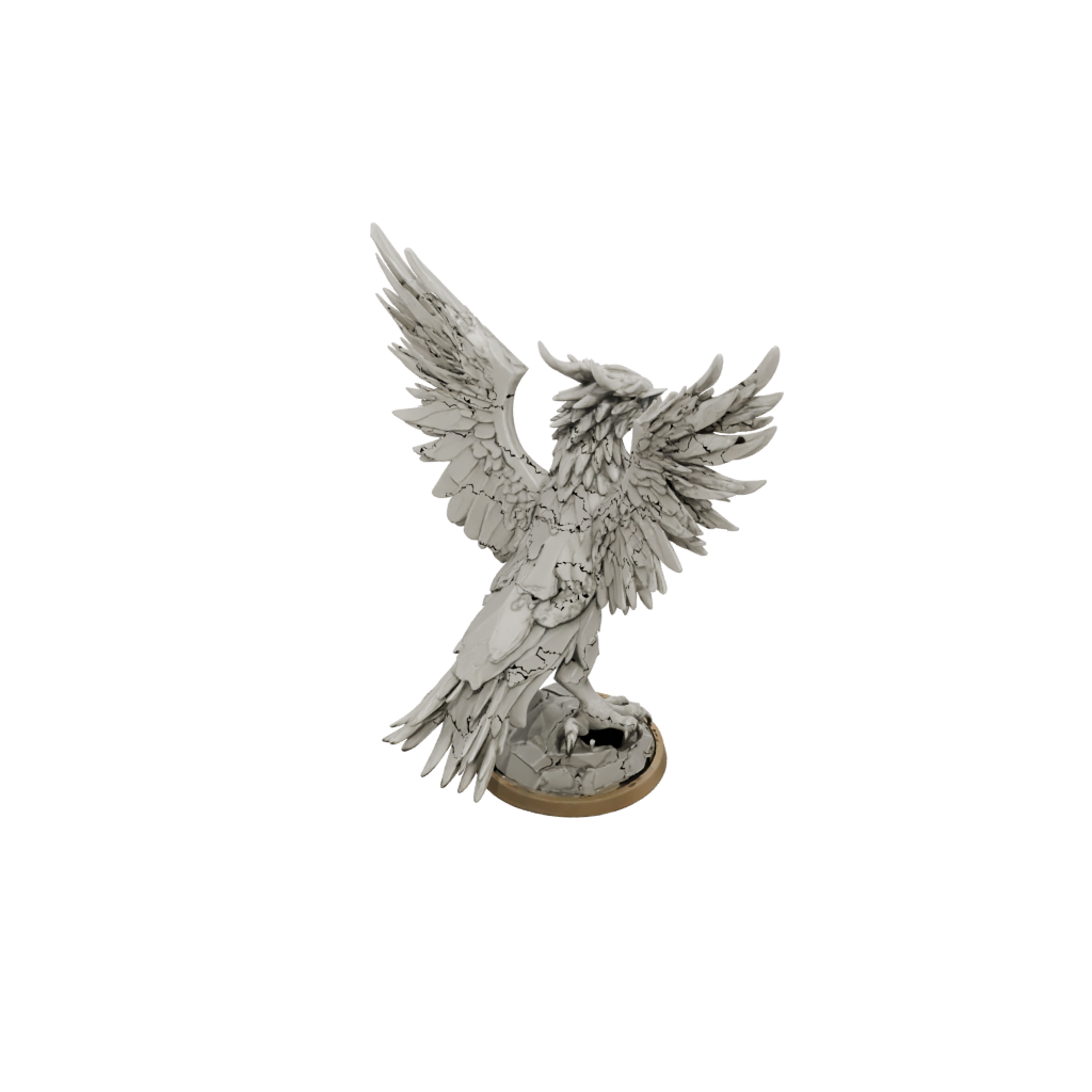 Low-Poly Winged Griffin