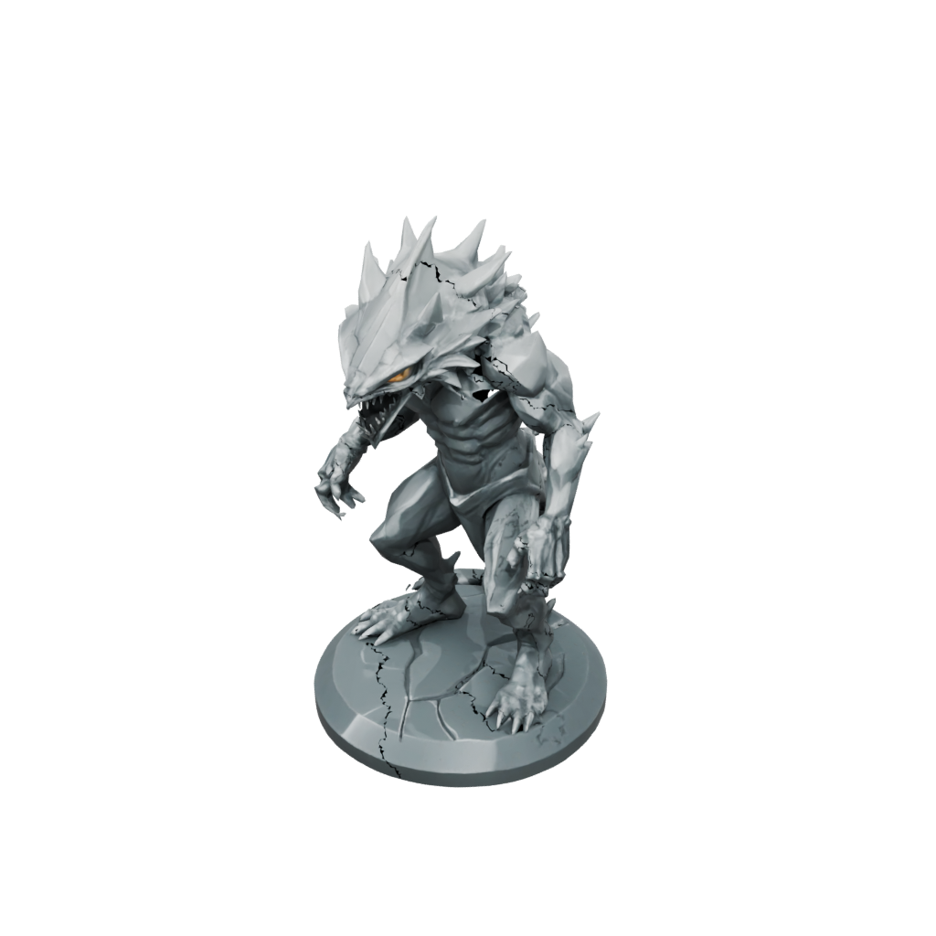 Low-Poly Beholder-Style Floating Eye Tyrant