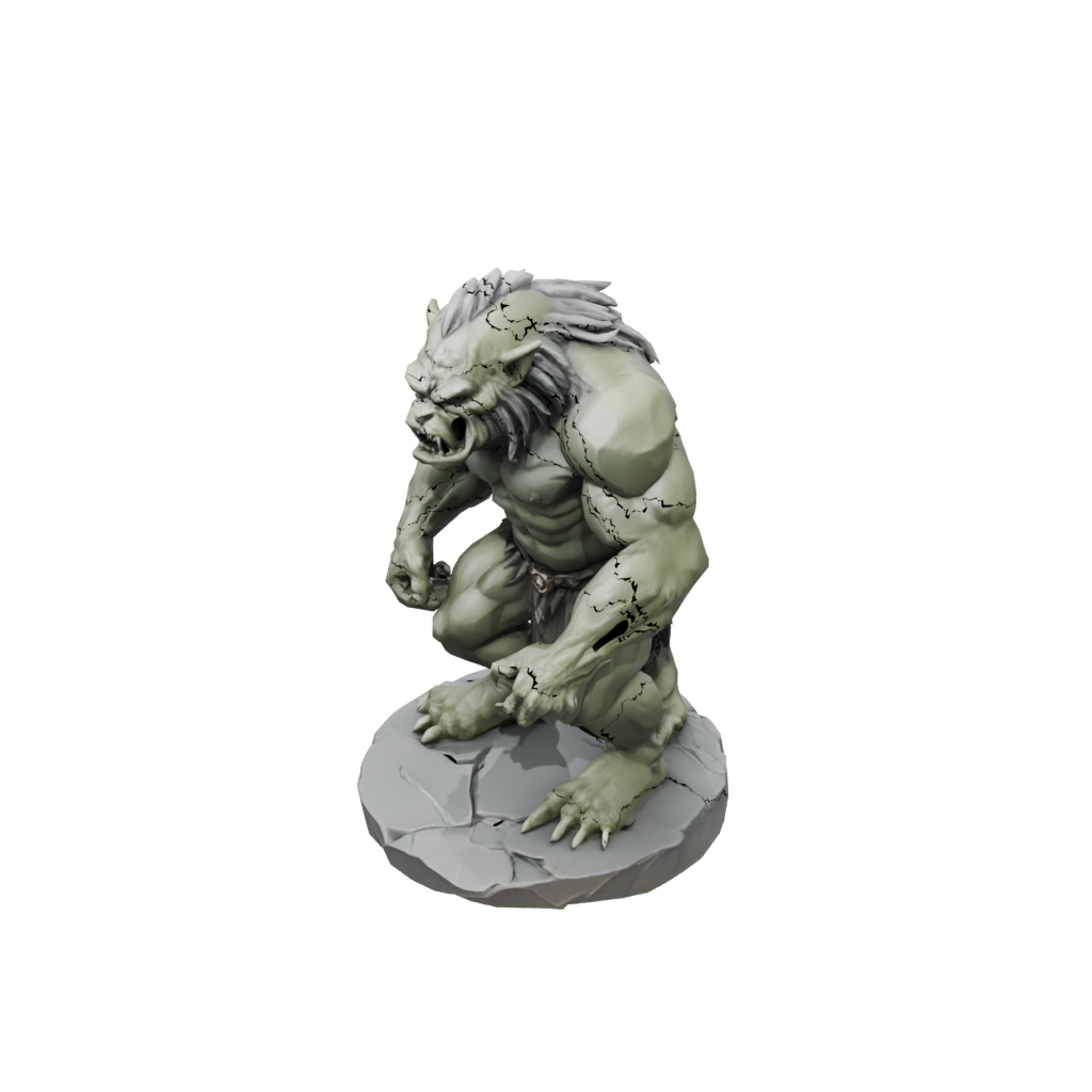 Low-Poly Cave Troll
