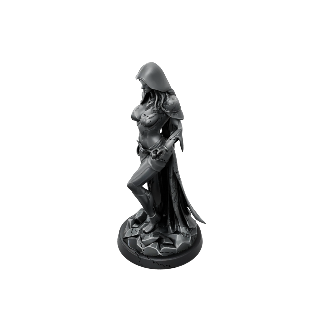 Low-Poly Dark Sorceress