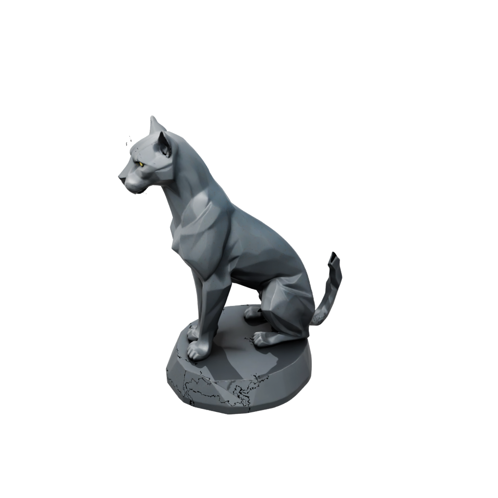 Low-Poly Displacer Panther