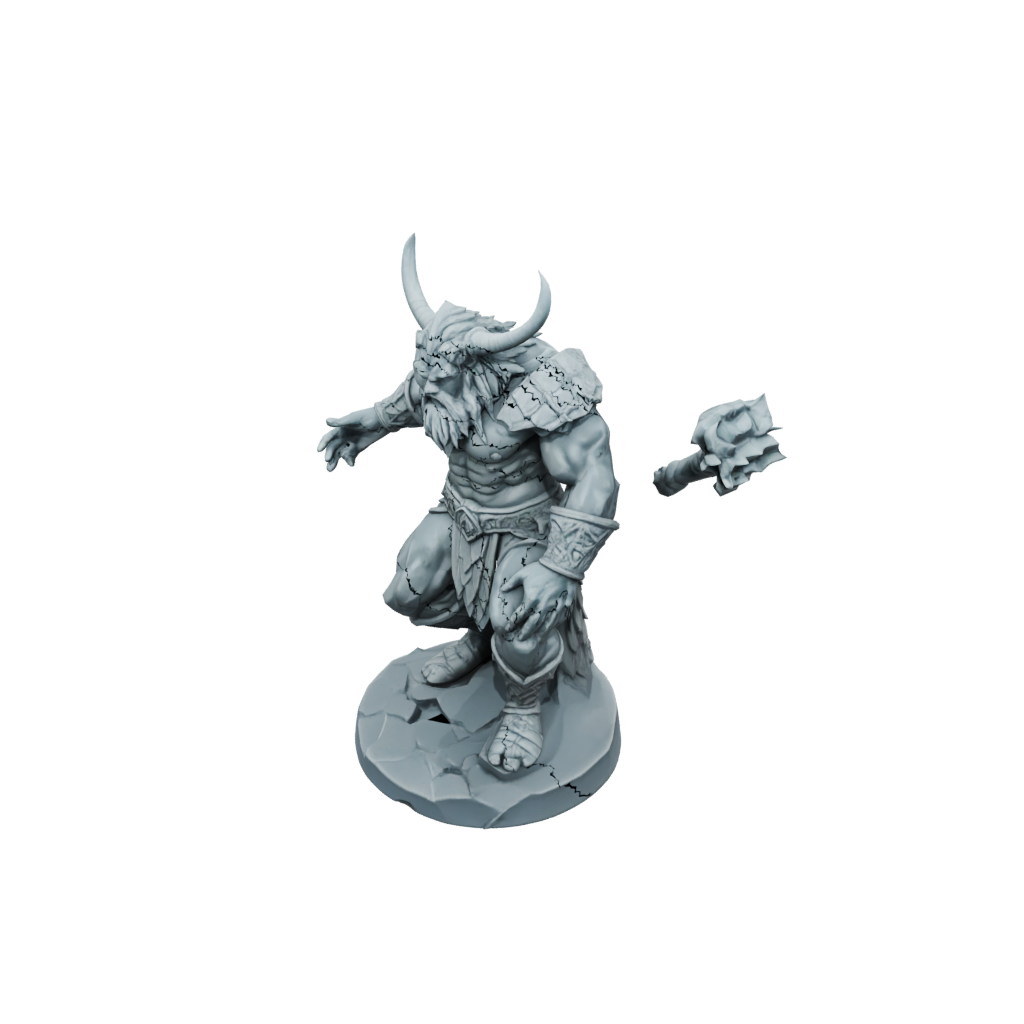 Low-Poly Frost Giant Jarl