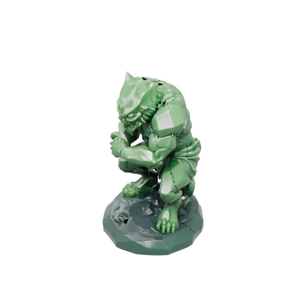 Low-Poly Gelatinous Cube Ooze