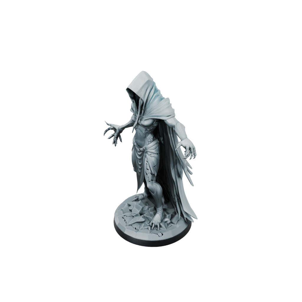 Low-Poly Mind-Flayer Style Aberration
