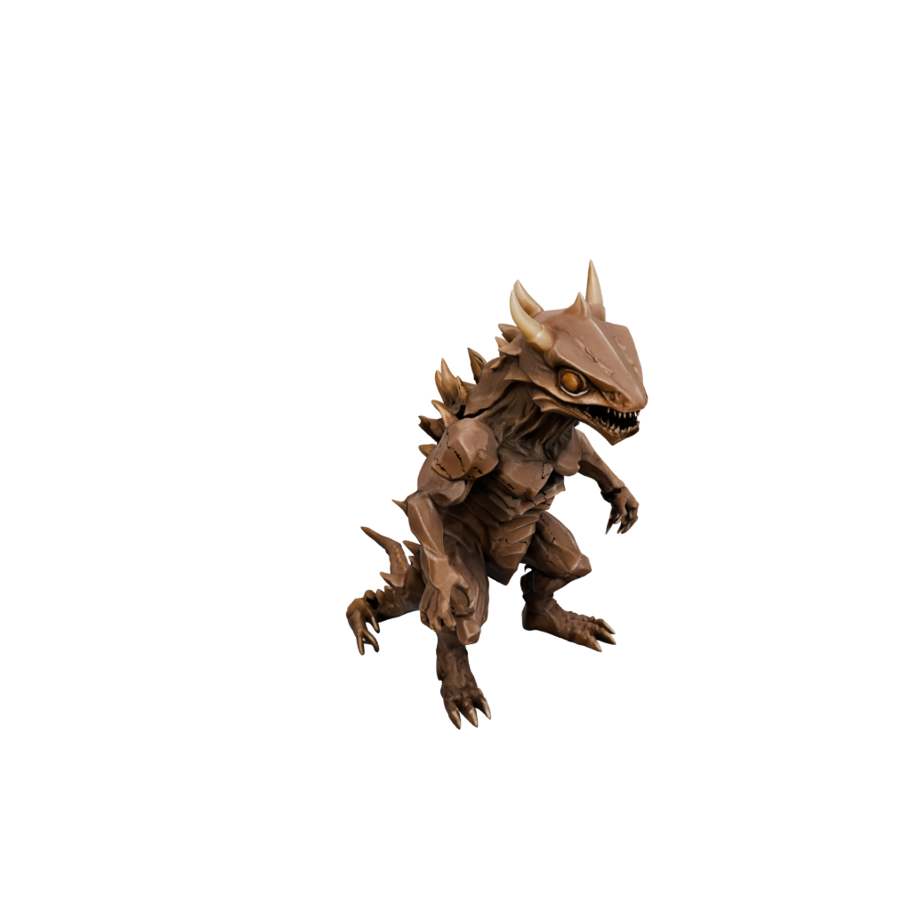 Low-Poly Rust Monster Critter