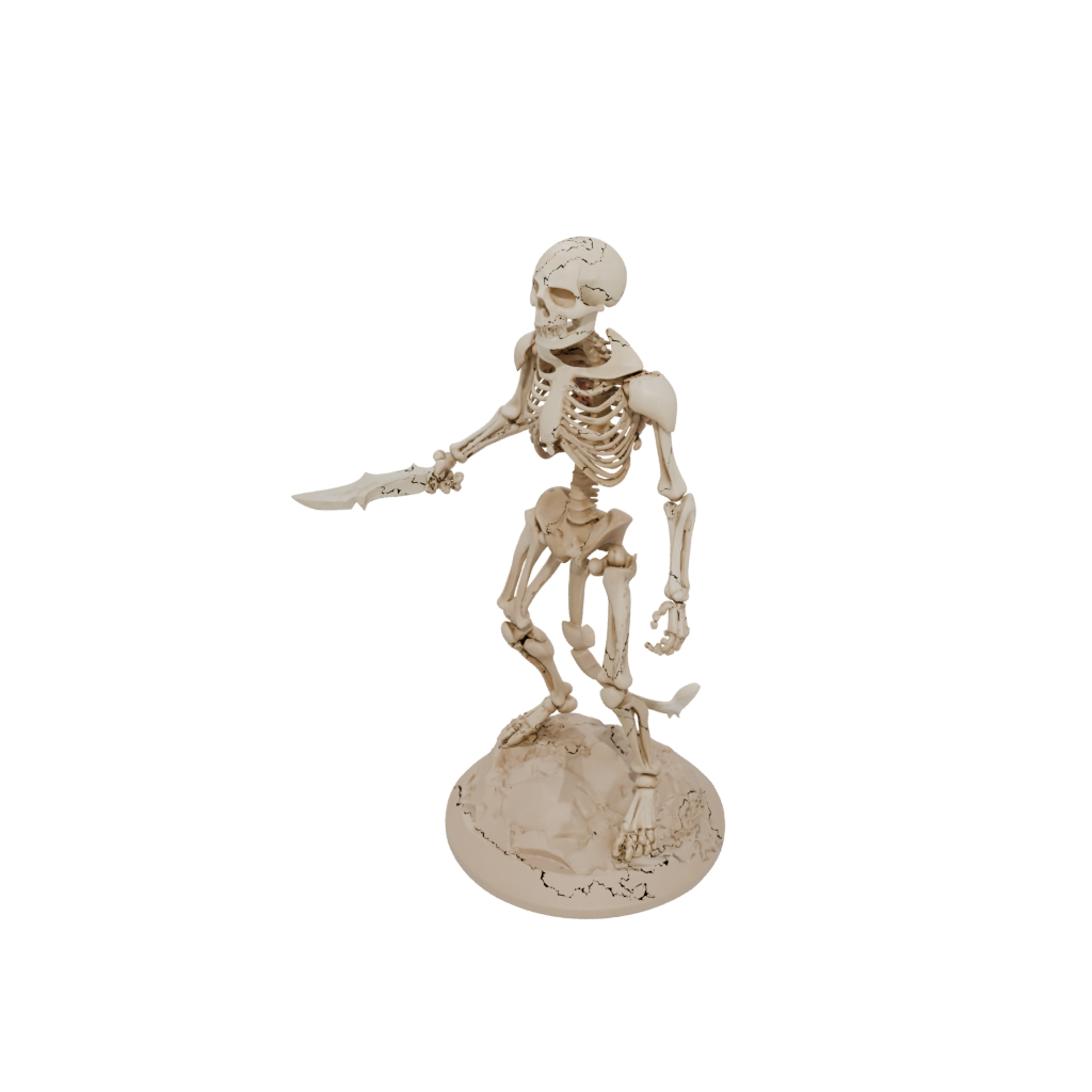 Low-Poly Skeleton Warrior