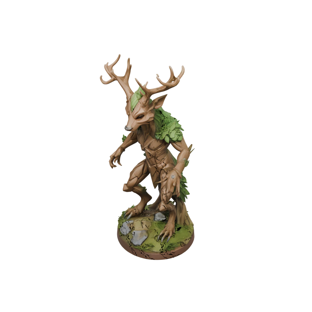 Low-Poly Treant Guardian