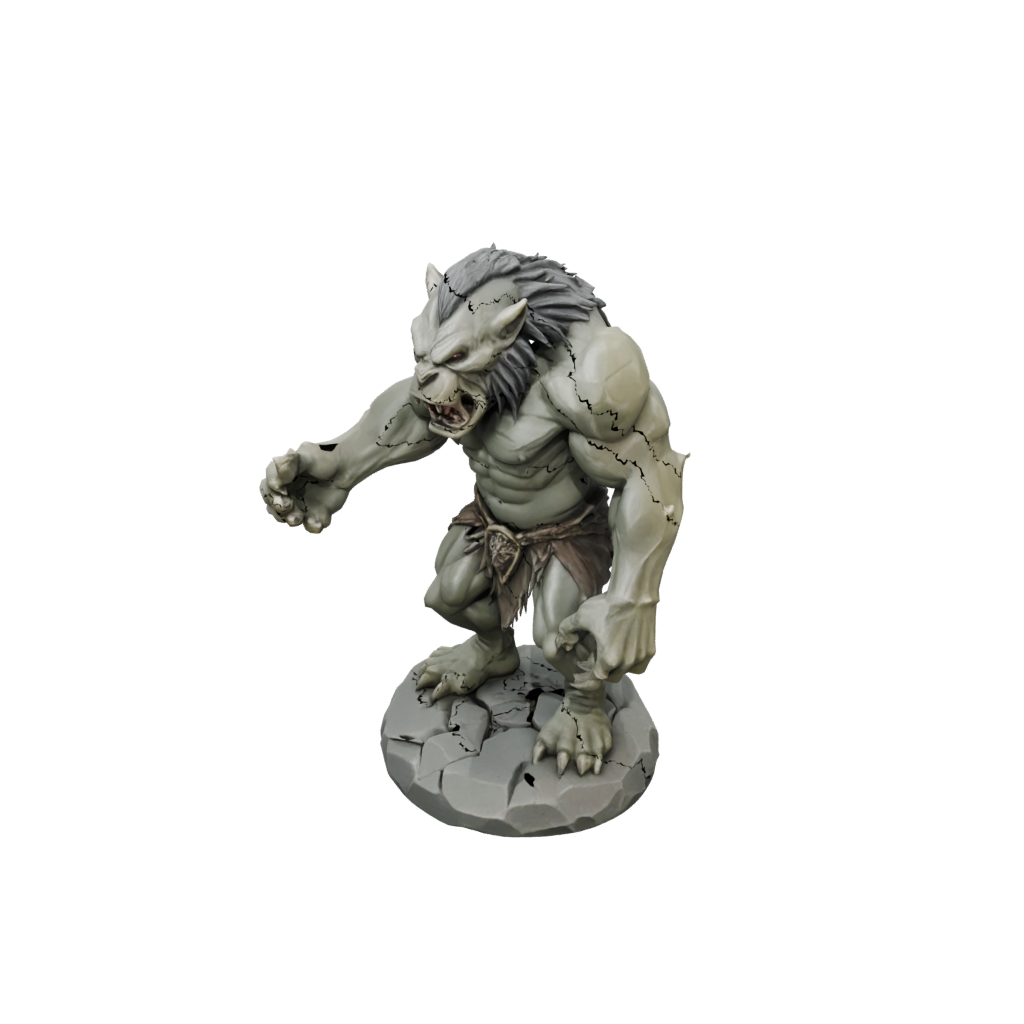 Low-Poly Cave Troll