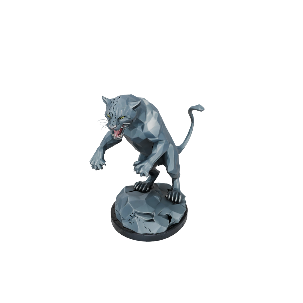 Low-Poly Displacer Panther