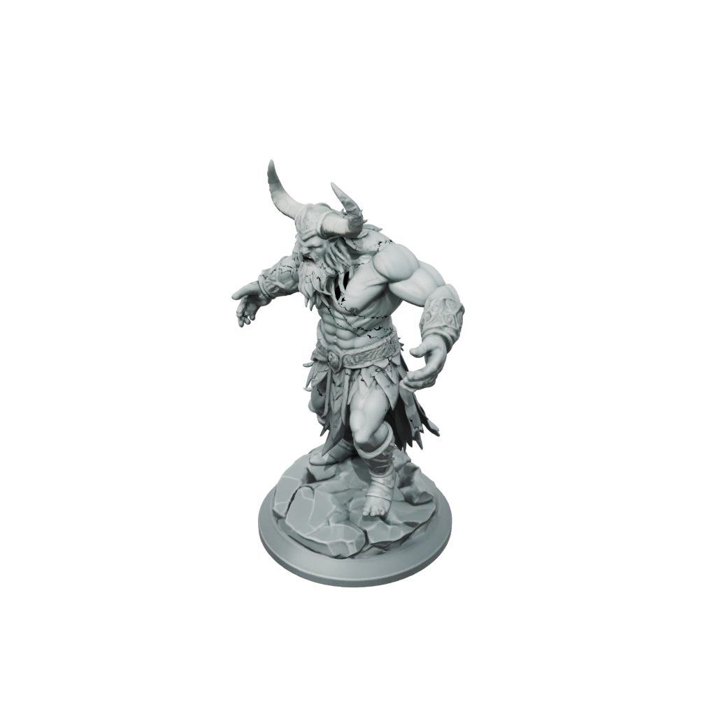 Low-Poly Frost Giant Jarl