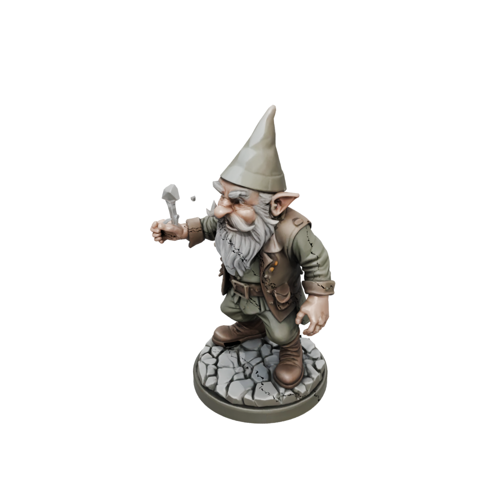 Low-Poly Gnome Tinkerer