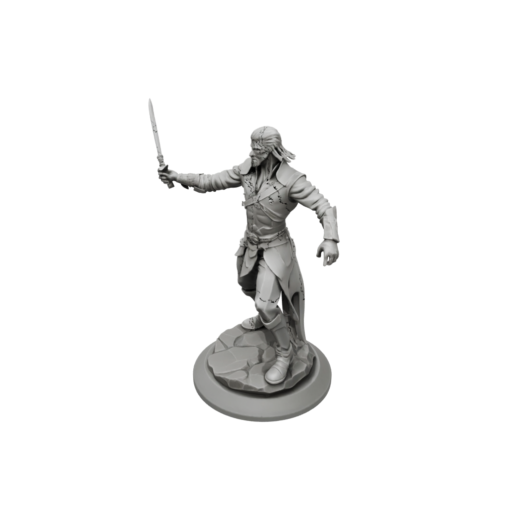 Low-Poly Human Swordmaster
