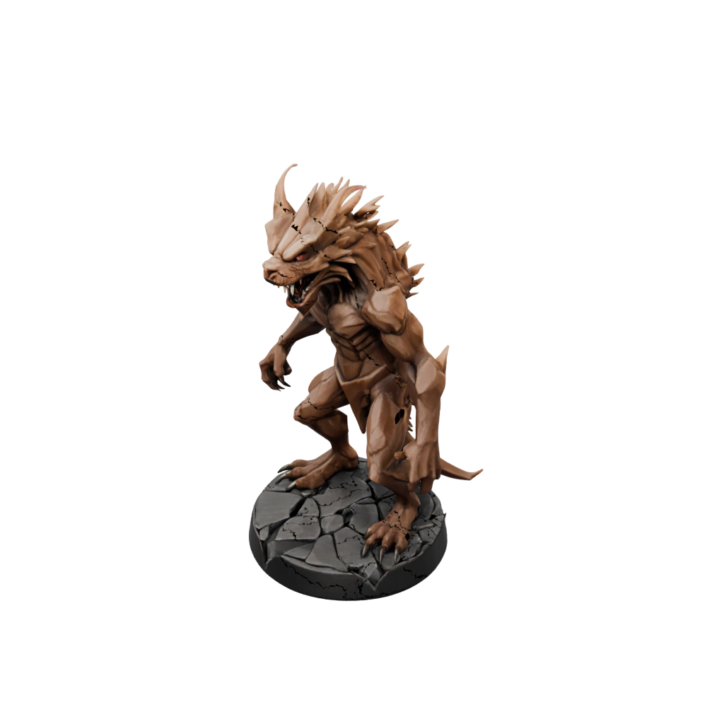 Low-Poly Rust Monster Critter