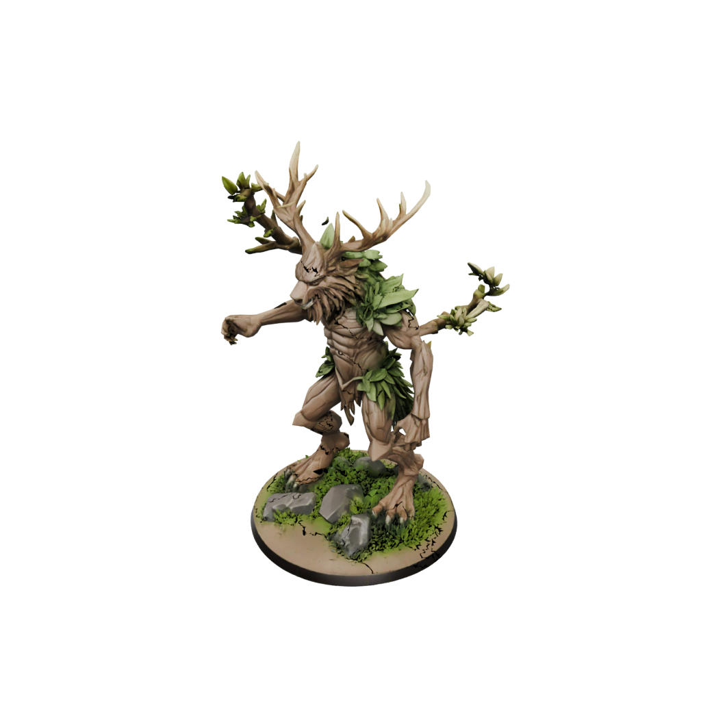 Low-Poly Treant Guardian