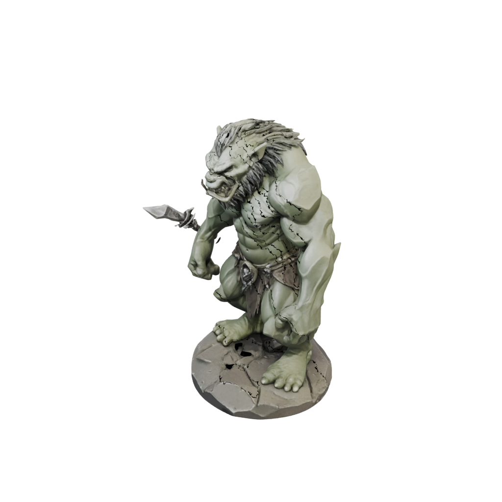 Low-Poly Cave Troll