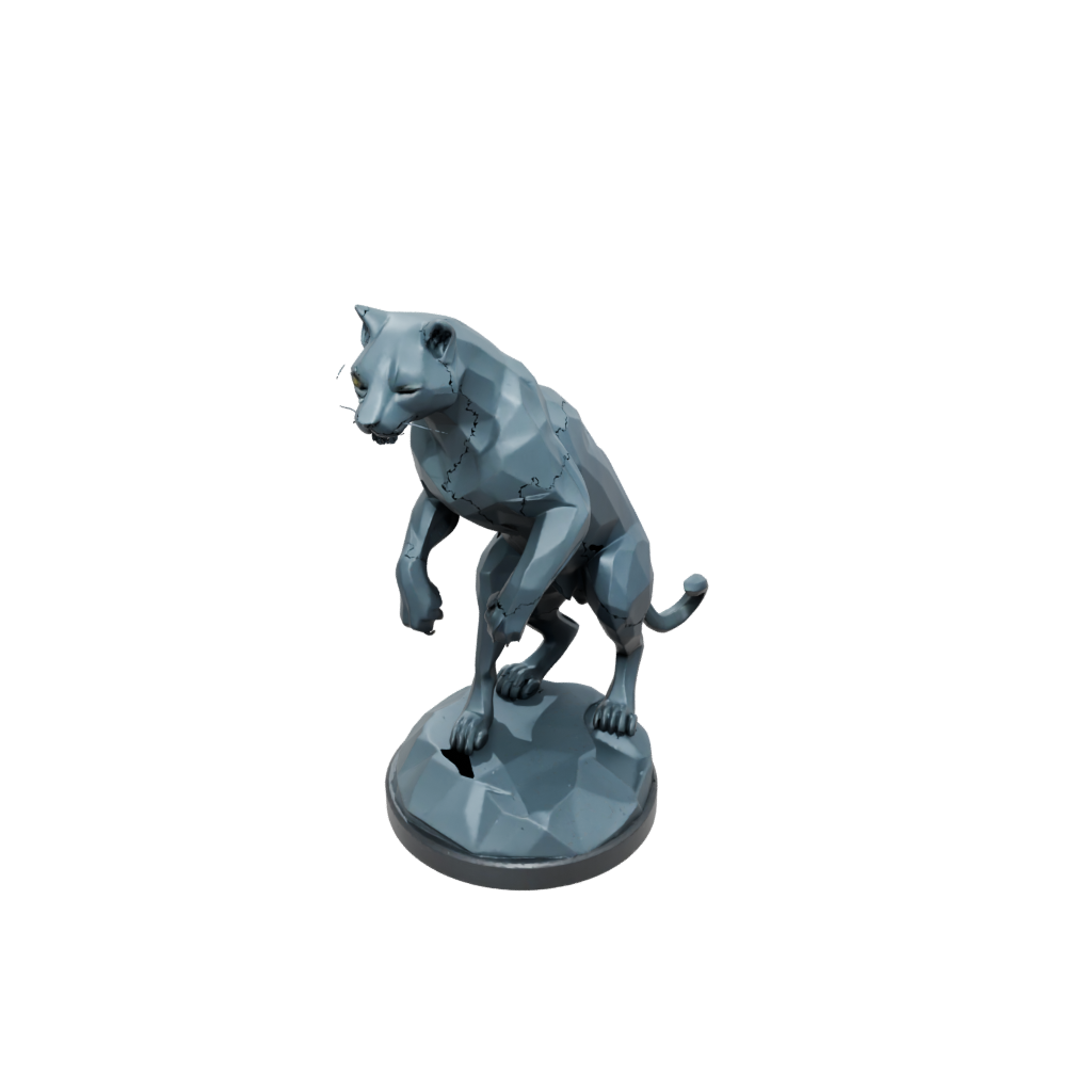 Low-Poly Displacer Panther
