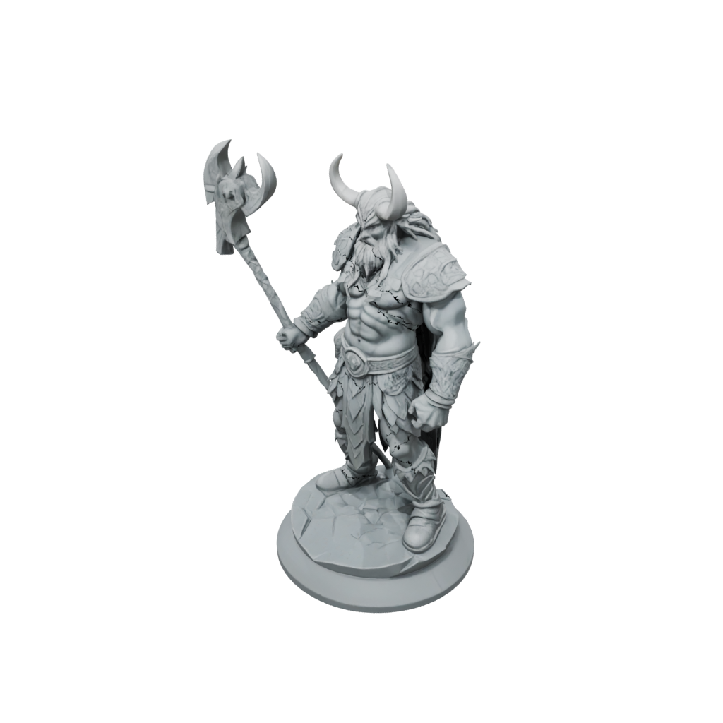 Low-Poly Frost Giant Jarl