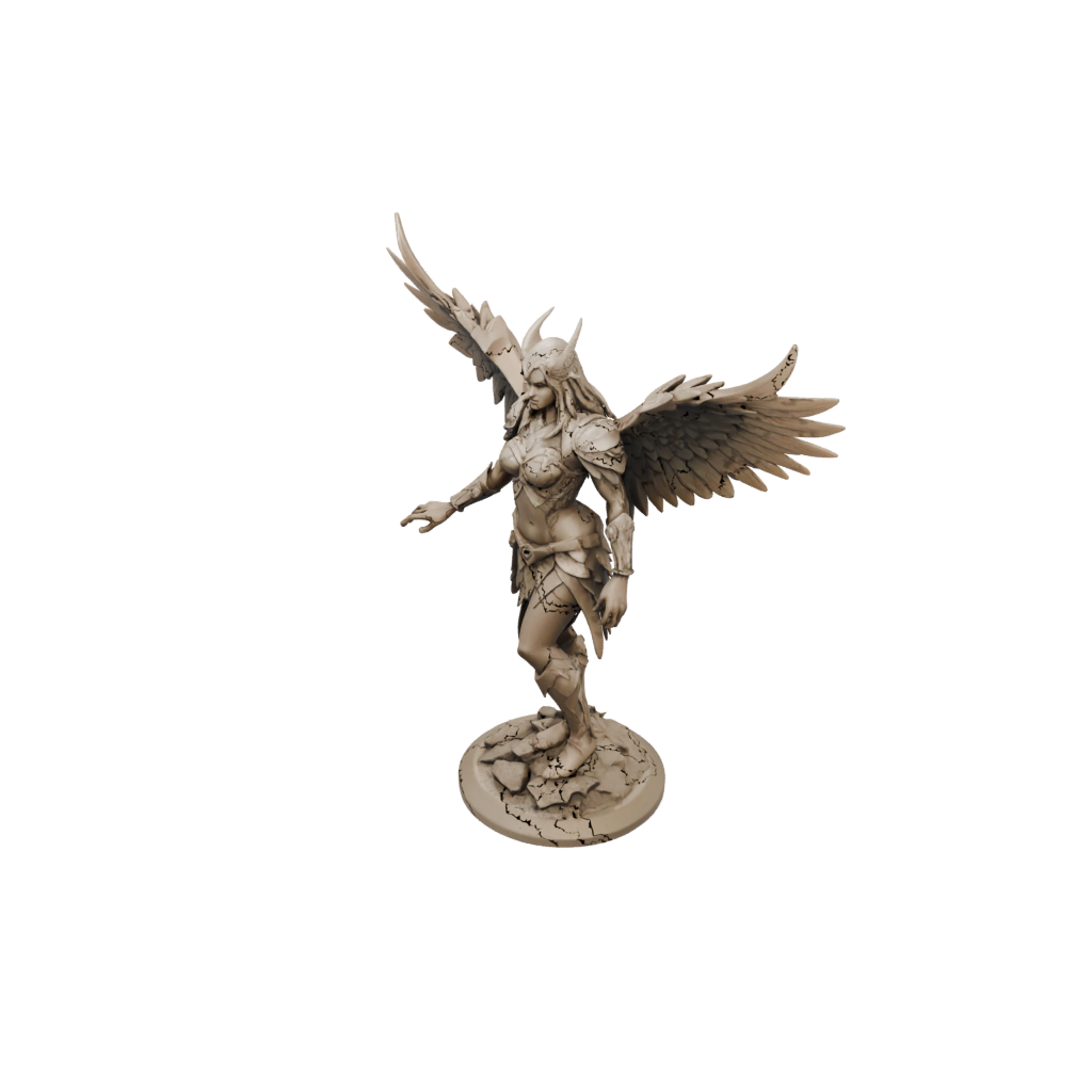 Low-Poly Harpy Raider