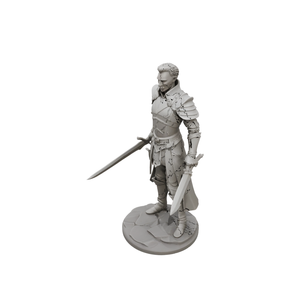 Low-Poly Human Swordmaster