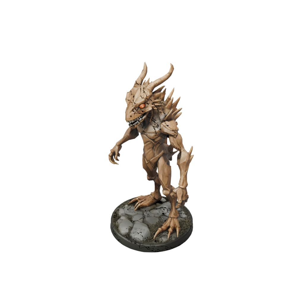 Low-Poly Rust Monster Critter