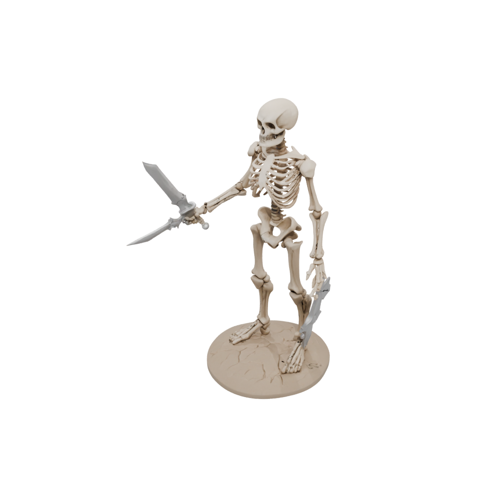 Low-Poly Skeleton Warrior