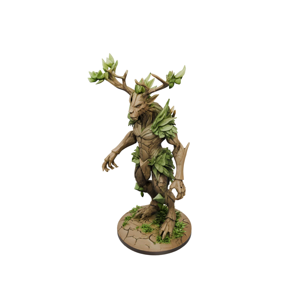 Low-Poly Treant Guardian
