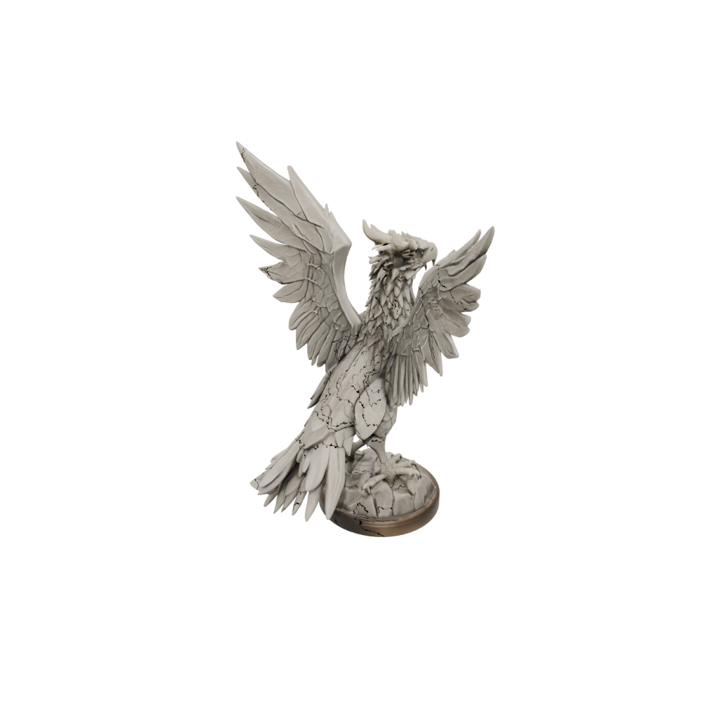 Low-Poly Winged Griffin