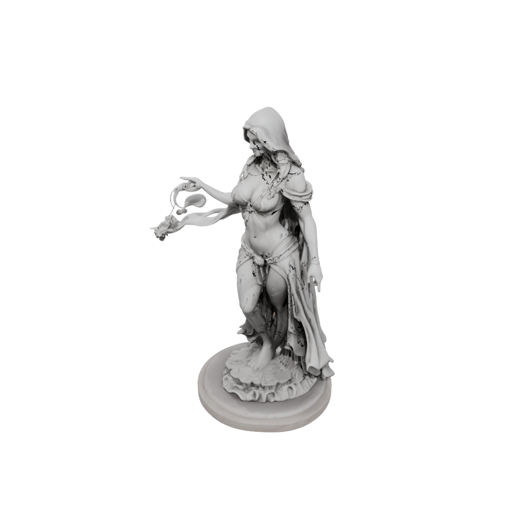 Marble Dark Sorceress
