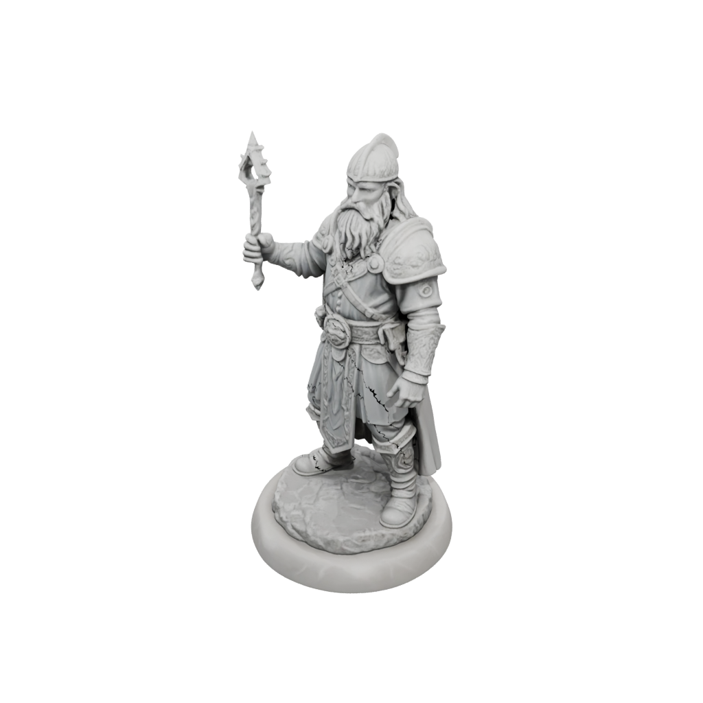 Marble Dwarven Cleric