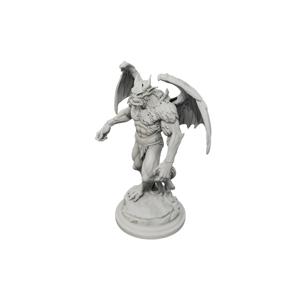 Marble Gargoyle Sentinel
