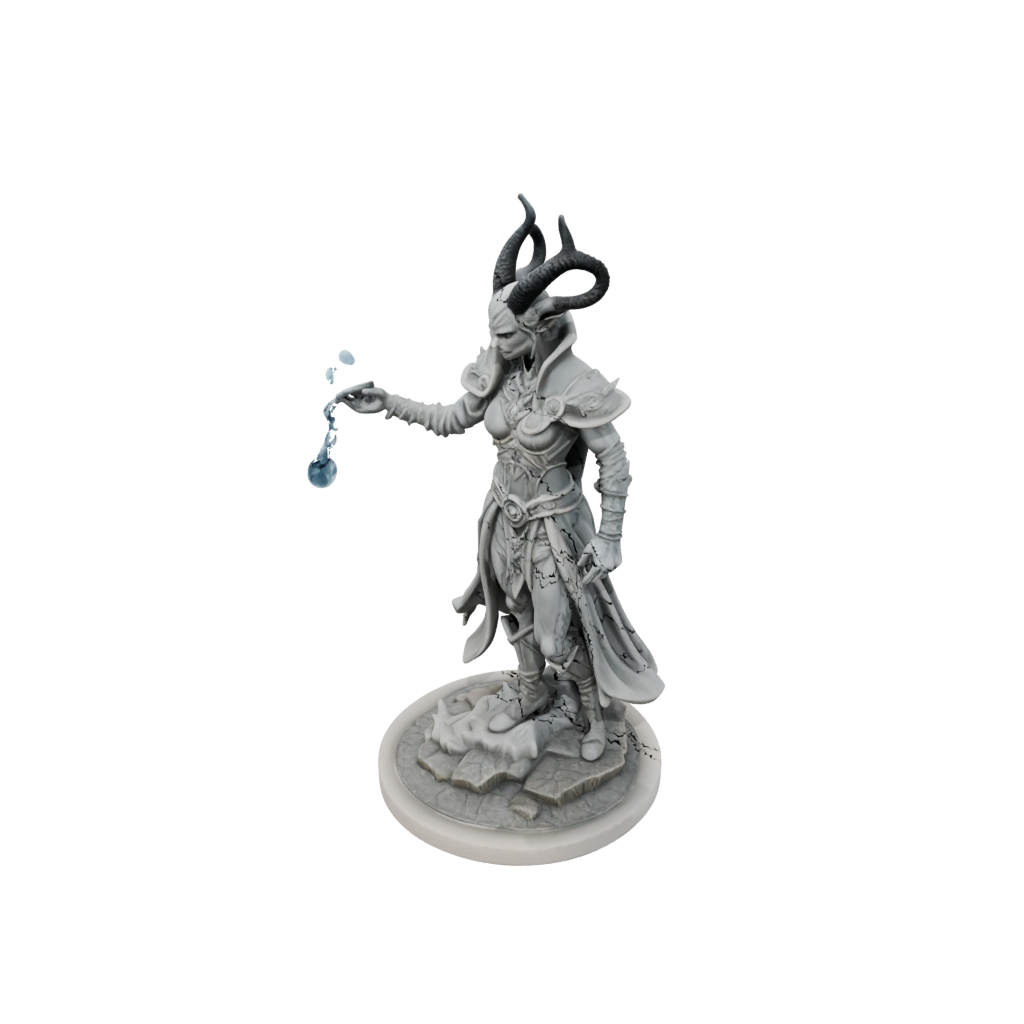 Marble Tiefling Warlock