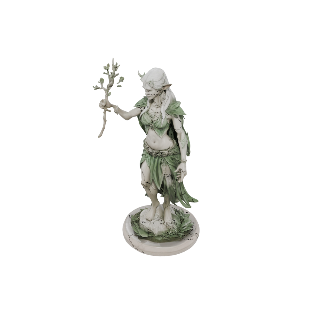 Marble Wood-Elf Druid