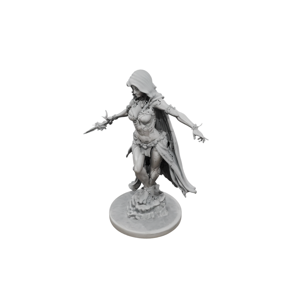 Marble Dark Sorceress