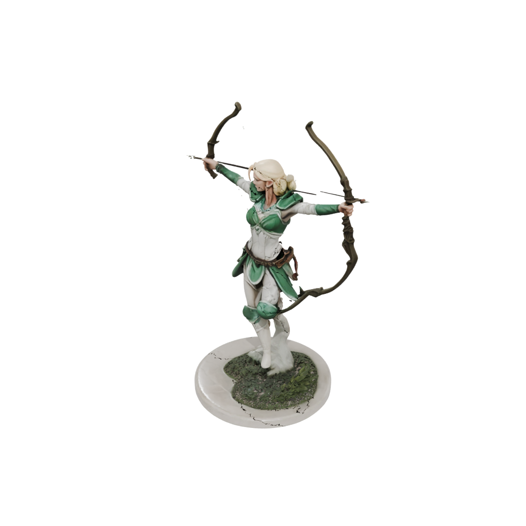 Marble Elven Ranger Archer